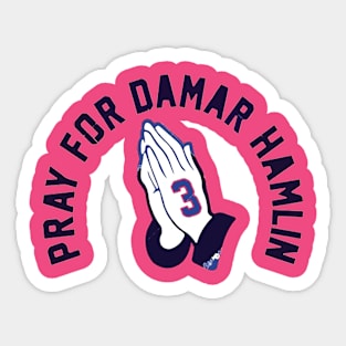 pray for damar hamlin 3 (2) Sticker